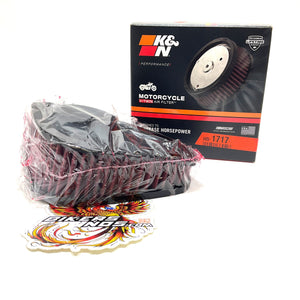 K & N HD-1717 2017 Up Harley Touring Replacement High-Flow Air Filter 1011-3975