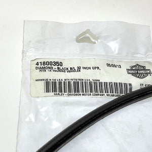 NOS Genuine Harley Diamond Black 32.5" 0 Deg Upper Brakeline 41800350