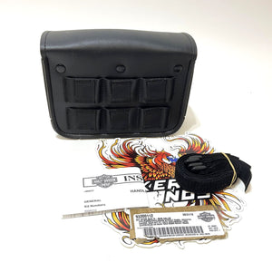 NOS Genuine Harley Black Standard Line Handlebar Bag 93300112