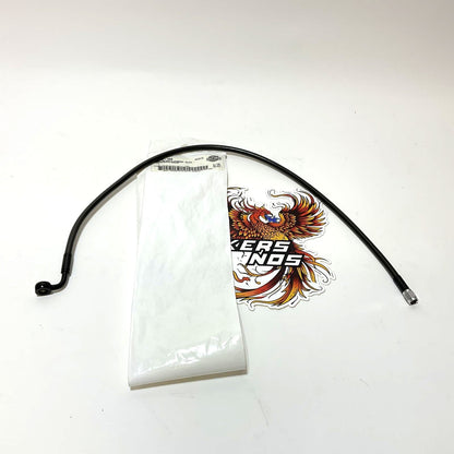 NEW Genuine Harley Upper 28" Diamond Black Upper Brake Line 38139-10A