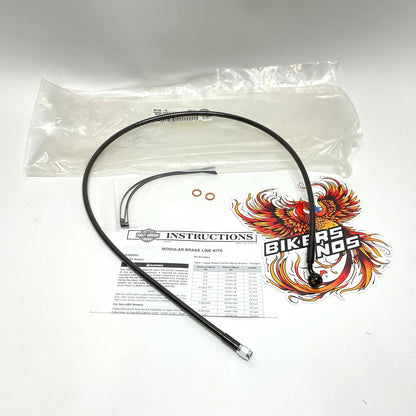 NOS Genuine Harley Diamond Black Upper Brake Line 40" Long 35 Deg Banjo 38143-10