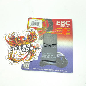 EBC 1977-2008 Ducati Organic Base "FA" Front Rear Brake Pads FA47