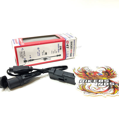 TECMATE O-47 OptiMate Ducati SAE OBD battery Charge Adapter Connector 3807-0242