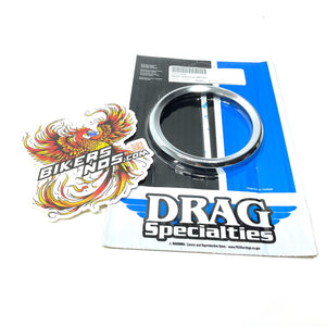 Drag 2000-2013 Harley Touring Instrument Gauge Bezel Chrome 3" 2202-0059
