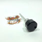 Feuling 2018-2024 Harley M8 Softail Vented oil gage Dipstick Black Cap 3086