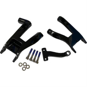Drag 2018 up Harley FL Softail Black Driver/Rider Floorboard Mount 1621-1053