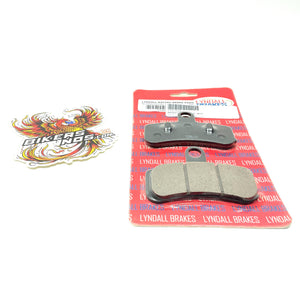 Lyndall Racing 7256-Z+Z-Plus 2008-2011 Harley Dyna Softail Brake Pads 1720-0068