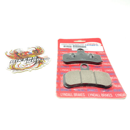 Lyndall Racing 7256-Z+Z-Plus 2008-2011 Harley Dyna Softail Brake Pads 1720-0068
