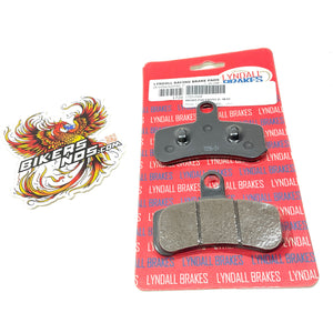 Lyndall Racing 7256-Z+Z-Plus 2008-2011 Harley Dyna Softail Brake Pads 1720-0068