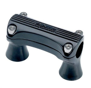 Biltwell 2" tall 1" Clamp Black Harley Thunder Handlebar Risers 6402-201-02
