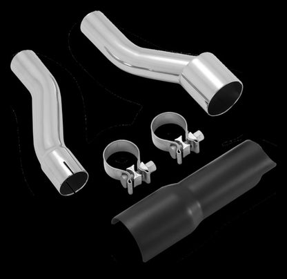 Vance & Hines Exhaust Muffler Adapter Kit 2017 -2022 Harley Trike Black 46784