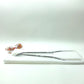 Cycle Visions Chrome 18" Tall Attitude 8-3/4 Wide Harley Sissy Bar Stick CV-8003