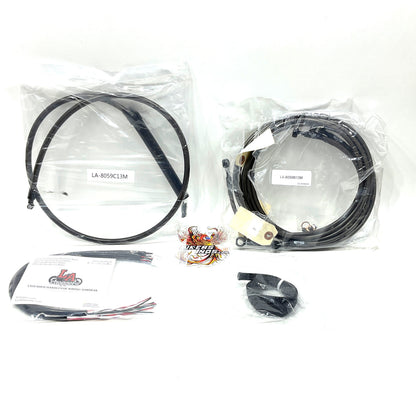 LA Choppers 2023-2025 Touring 12-14" Ape Hanger Cable Install Kit LA-8059KT2-13M