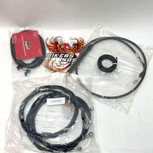 LA CHOPPERS 2021-2022 Touring Ape Hanger Cable Install Kit 15-17" LA-8056KT3-16B
