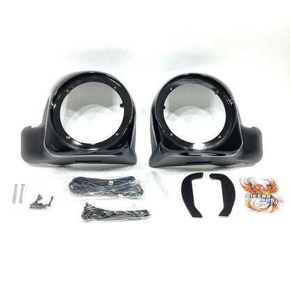 WBA 2014-2025 Harley Touring 6-1/2" Lower Fairing Speaker Adaptor 4405-0532