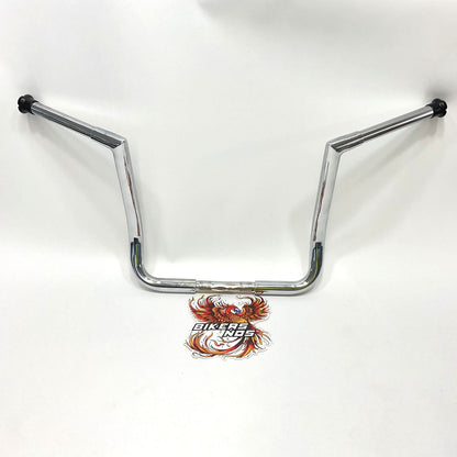 LA Choppers 1.25" Bagger Twin Peaks Chrome 14" Ape Hanger Handlebar LA-7361-14