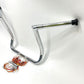 LA Choppers 1.25" Bagger Twin Peaks Chrome 14" Ape Hanger Handlebar LA-7361-14