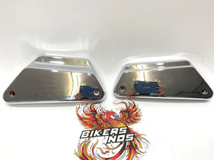Genuine Harley Chrome 1984-1994 FXR OEM Side Covers 66350-84 66349-84