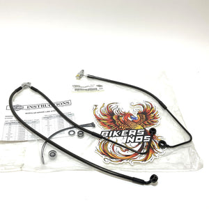 Harley 2011-2017 Dyna Softail Diamond Black Lower Brake Line ABS 41800022A