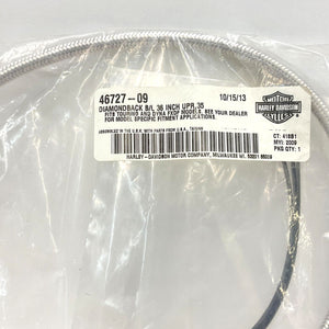 NOS Genuine Harley Upper Brake Line Diamondback 35° Front 36" 46727-09