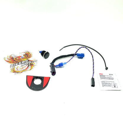 DD Custom Push Button System Black/Blue 2015 Up Road Glide PBS-BLK/BLU RG15+