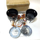NOS Genuine Harley 2009-2016 Touring Burst Collection 4" End Caps 65100054