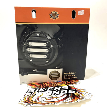 NOS Genuine Harley 2018 up Softail Dominion Derby Cover Gloss Black 25700965