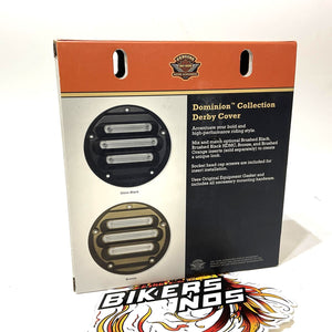 NOS Genuine Harley 2018 up Softail Dominion Derby Cover Gloss Black 25700965