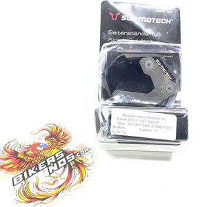 SW-Mototech BMW R1200 Extension Side Stand Foot Black/Silver STS.07.102.10400/B
