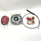 LA Choppers 2021-2022 Touring 15"-17" Ape Hanger Cable Install Kit LA-8058KT3-16