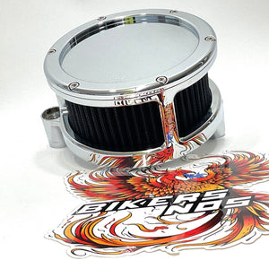 Feuling Parts 2017-2024 Milwaukee 8 BA Race Series Air Cleaner Kit Chrome 5527