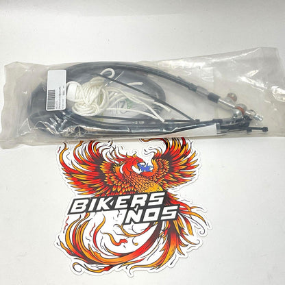 FBI 2014-2020 Touring Ape Hanger Wire Extension Install Kit 14-16" Black 09214-B