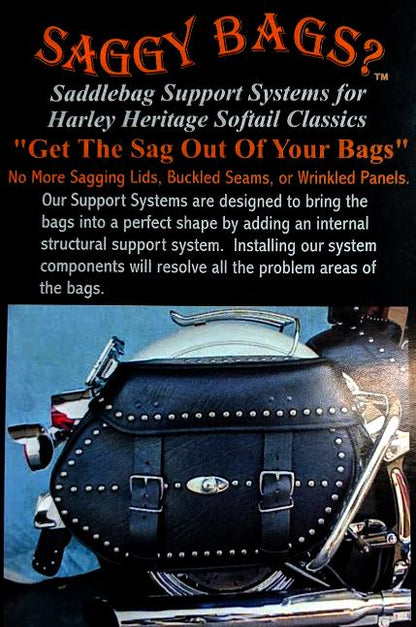 Saggy Bags 2000-2006 Heritage Softail Classic Saddlebag Support System