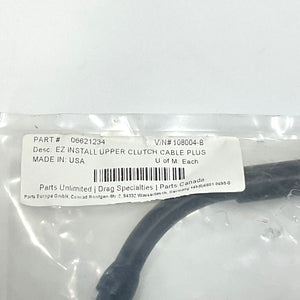 FBI 2023-2025 Touring Black Braided EZ Install 43" Upper Clutch Cable 0662-1234