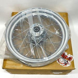 Drag Chrome Rear Spoke Wheel Rim 16"x3" 2000-2006 Harley Softail Dyna 0204-0423