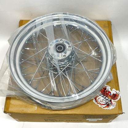 Drag Chrome Rear Spoke Wheel Rim 16"x3" 2000-2006 Harley Softail Dyna 0204-0423