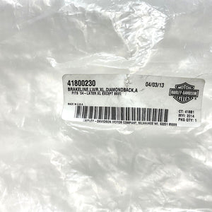 NOS Genuine Harley 2004-2022 XL Diamondback Lower Brake Line 19" 65° 41800230