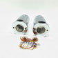 V-Twin 1949 Up Big Twin Chrome Milled Fork Slider Cover Set 24-1166