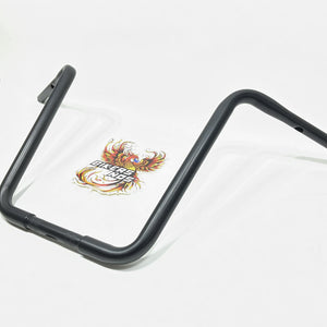 NEW 16" Matte Black Ape Hanger Handlebars 1.25" with TBW & 1" clamping area