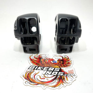Genuine Harley 1998-2013 Touring Left & Right Black Switch Housing Set 71567-96
