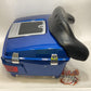 Genuine Harley 1997-2013 Tour Pack Flame Blue Pearl W/backrest 53117-97BDK