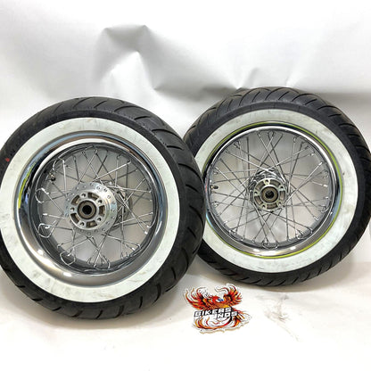 Genuine Harley 2008 Up Touring Rims and Tires 43440-05A 44605-09