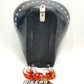 Mustang 1984-2006 Harley Heritage Softail pillow top studded pillion seat
