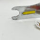 Genuine Harley 2006up Dyna Chrome Detachable Passenger Backrest 52866-06A
