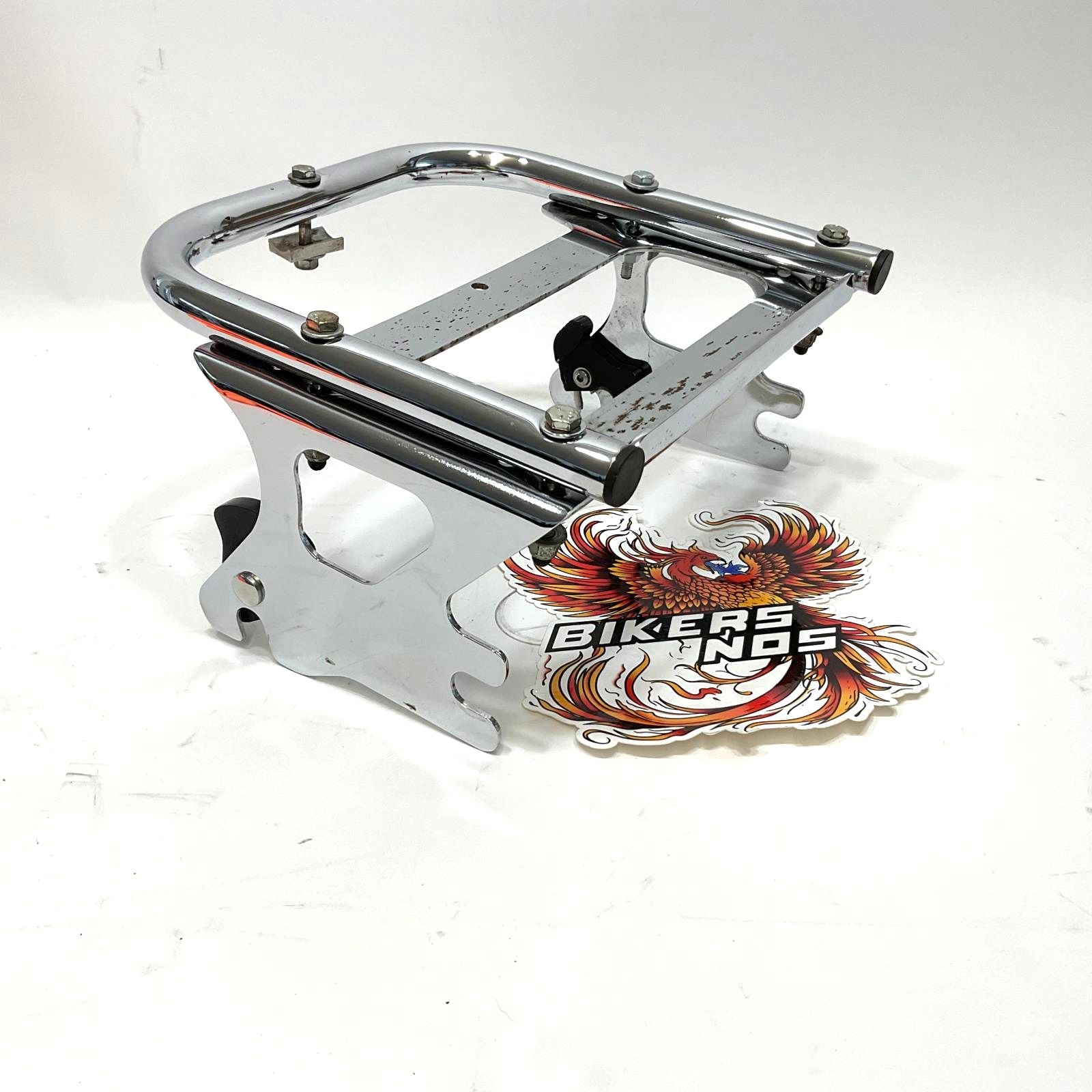 Harley 1997-2008 Touring Detachables Chrome Tour-Pak Mounting Rack 532