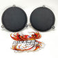 Genuine Harley 2014-2025 Batwing 6.5" Speaker Grills 76000876 76000875