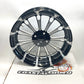 Coastal Moto FUEL FORGED BLACK CUT 2009up Harley TRIKE WHEEL SET TG-FUE-185-BM