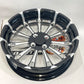 Coastal Moto FUEL FORGED BLACK CUT 2009up Harley TRIKE WHEEL SET TG-FUE-185-BM