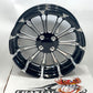 Coastal Moto FUEL FORGED BLACK CUT 2009up Harley TRIKE WHEEL SET TG-FUE-185-BM