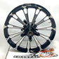Coastal Moto FUEL FORGED BLACK CUT 2009up Harley TRIKE WHEEL SET TG-FUE-185-BM